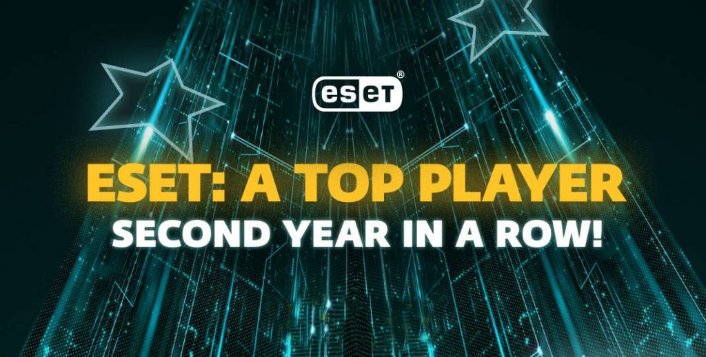 ESET highlighted in Radicati’s 2021 APT Protection Market Quadrant as a Top Player, showing leadership in advanced threat protection solutions.