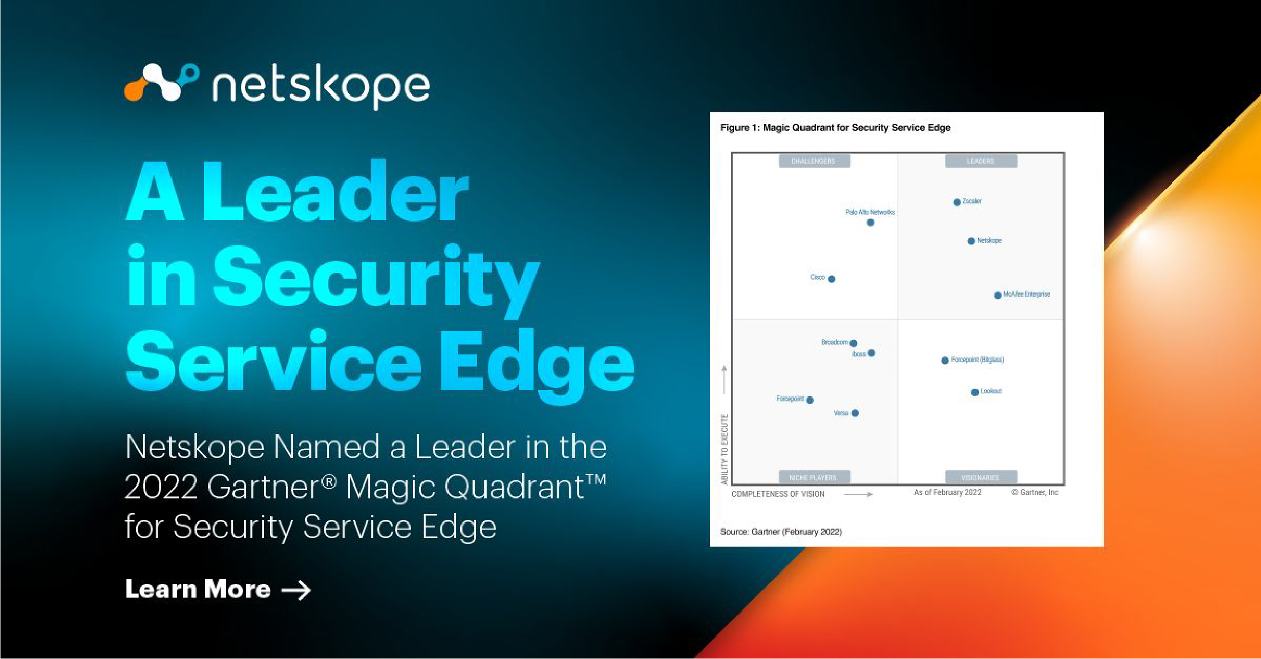 Gartner® names Netskope a Leader in the inaugural Magic Quadrant for