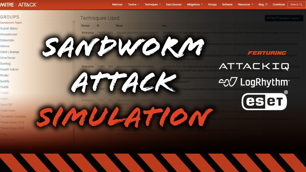 Sandworm Attack Simulation