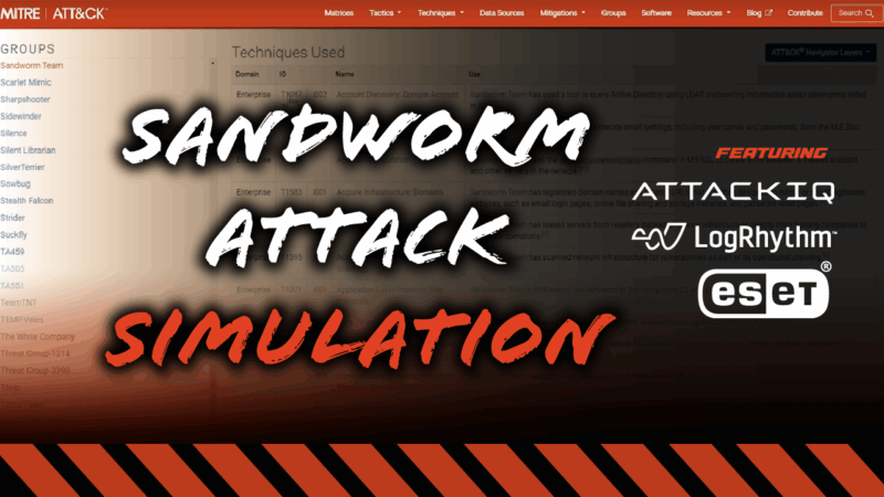 Sandworm Attack Simulation